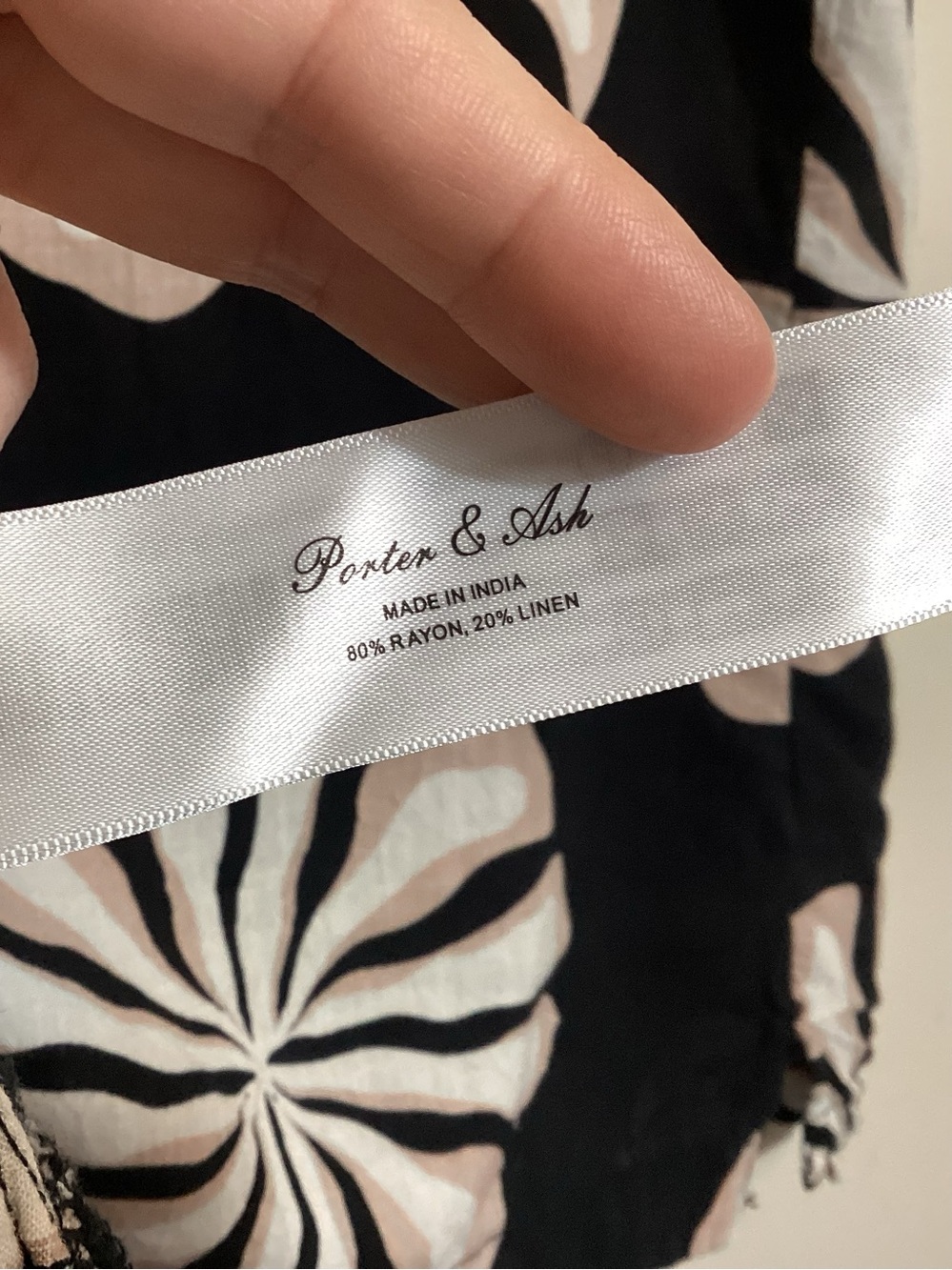 Porter & Ash Linen Blend Collared Cabana Shirt XL - Picture 10 of 12